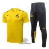 BVB Borussia Dortmund Trainings Polo 2022-23 Gele - Heren